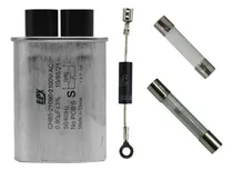 Comprar Kit Capacitor 0,90uf+diodo+fusível Cerâmica+fusível Vidro