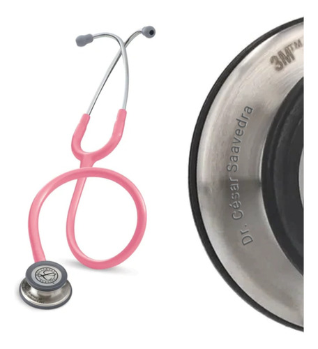 Fonendo Littmann Classic Iii Rosado Perla 5633+grabado Láser