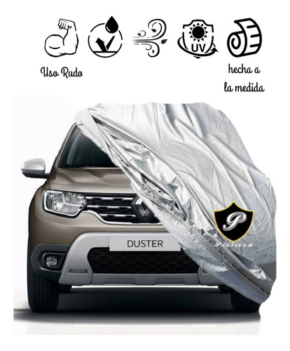 Cobertura/cubre Renault Duster Afelpada Con Broche 2016