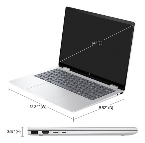 Hp Envy 2-en-1 14 Touch Amd Ryzen 5 8640hs 16gb Ram 512gb (Usado)