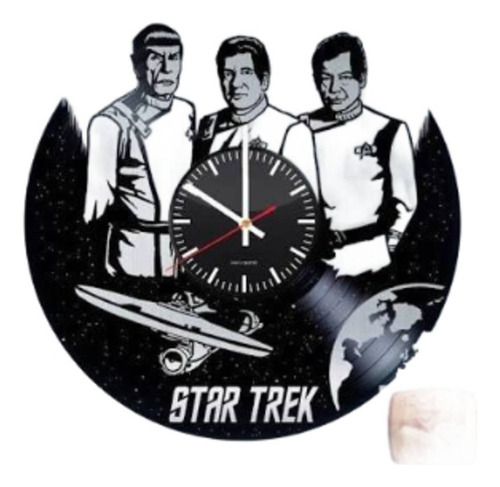 Reloj Corte Laser 0196 Star Trek Con 3 Personajes 