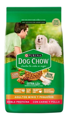 Dog Chow Adulto Pequeño Sin Colorante 21kg. Fdm