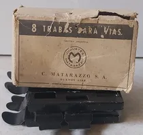Comprar Cajita Con 8 Trabas Para Vías De Tren Matarazzo. Completa