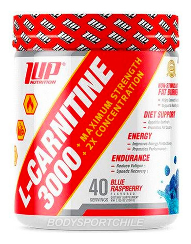 L Carnitina 3000 - 40 Servicios - 1up Nutrition