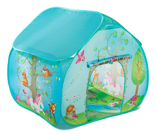 Juega Tent Fun2give Pop It Up Enchanted Forest Blue Kids 3+