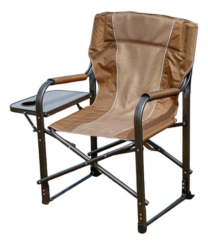 Silla De Director Para Acampar Con Mesa Auxiliar, Silla