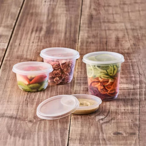 Set 10 Envases Sopa Plastico 16oz 473ml Envase Desechable