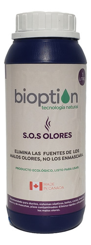 Quita Olores, Desagües, Fosas, Sos Olores Bioption, Enzimas