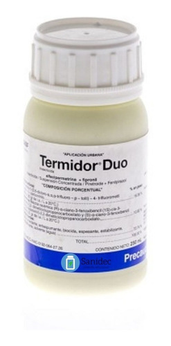 Termidor Duo 250 Ml Alfacipermetrina Y Fipronil Doble Accion