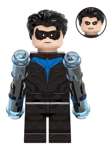 Boneco Blocos De Montar Nightwing Asa Noturna Batman