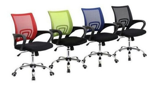 Imagen 4 de 4 de Sillon Ejecutivo Marca Rd Royal Design Silla De Oficina Pc Escritorio Regulable Negro