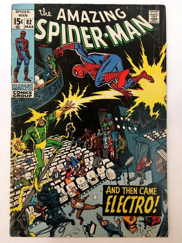 Amazing Spiderman #82 Marvel Comics 1970 Stan Lee Elektro