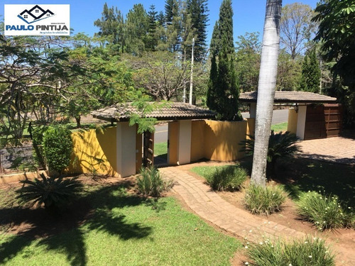 Chácara No Mosteiro De Itaici Com 6 Suítes, Piscina, Sauna. 1.000m De Construção Em Terreno De 5.000m - Ch00387 - 34143929