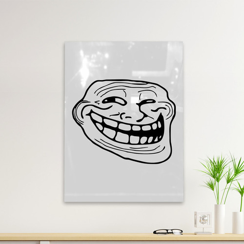 Cuadro Deco Trollface (d0702 Boleto.store)