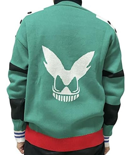 2024 Mha Izuku Midoriya Suéter Midoriya Izuku Deku Cosplay