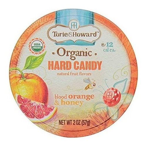 Lata De Caramelo Duro Orgánico Torie Y Howard,