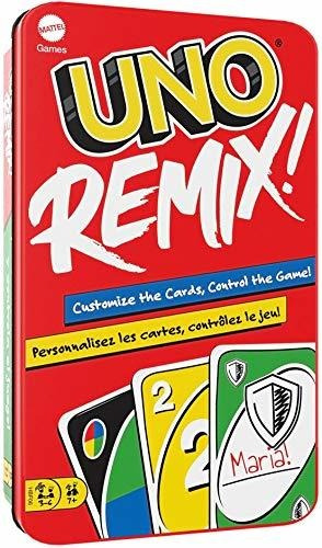 Uno Remix Juego De Cartas A Juego Personalizable Con 