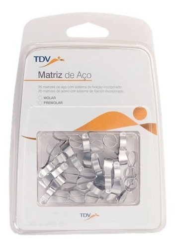Matriz Acero Preformada X20 Molar Tdv Odontología Dental