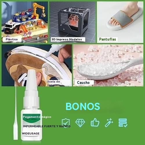 Cj Pegamento Superfuerte Multiusos, Cianoacrilato For Uñas