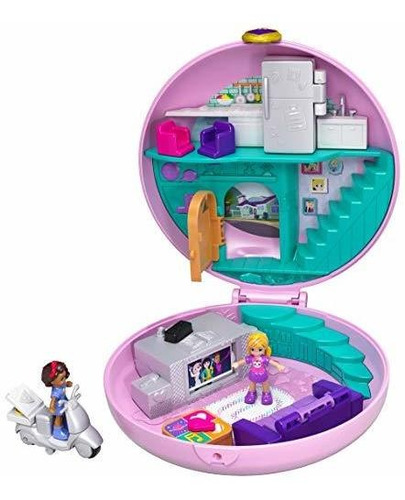 Polly Pocket Pocket World Donut Pijama Party Compact Con For