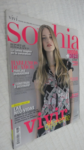 Revista Sophia Nro 86 Agosto  2008 Vivir Diferente