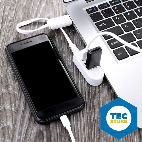 Hub Usb Multi 3 Portas 2.4 Alta Velocidade Extensor Notebook