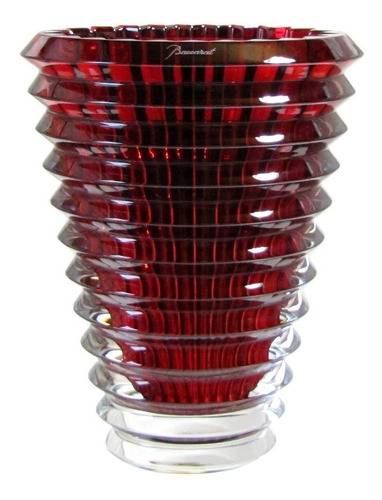 Baccarat Rojo Jarrón Ojo Tamaño Pequeño