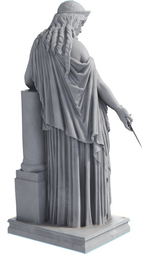 Estátua Medeia Mitologia Grega Estatueta Cor Cor Mármore
