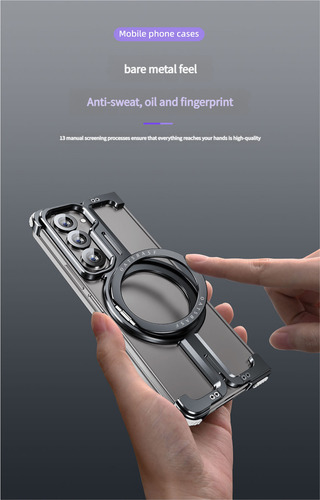 Apto Para Samsung Fold5/6 Esqueleto Funda De Teléfono