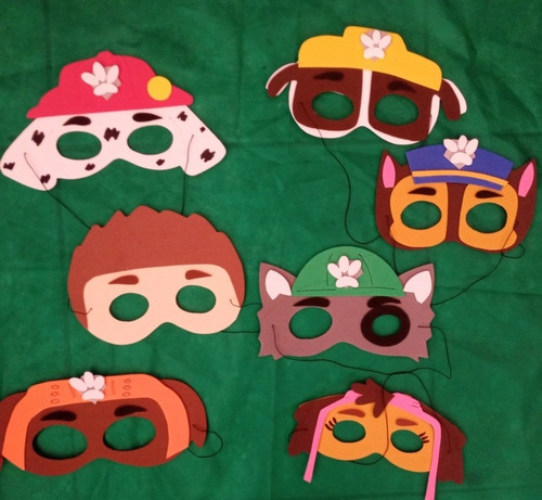 Imagen 5 de 9 de Cotillon Antifaz Paw Patrol Antifaces Patrulla Canina