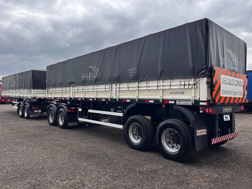 Rodotrem 6 Eixos Graneleiro Com Dolly 5a Roda Randon 2021