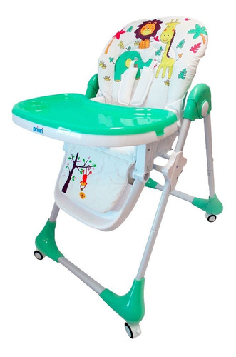 Comedor Bebe Priori De Lujo 7 Posiciones Plegable 2 Bandejas