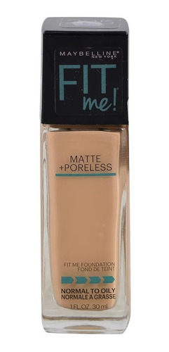 Base Fit Me Matte+ Poreless Maybelline N°235 Pure Beige