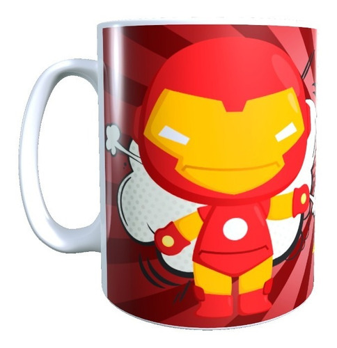 Tazón Taza Dia Del Padre, Eres Mi Heroe Favorito, Iron Man