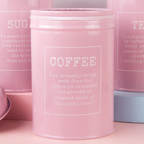 Juego De Recipientes De Cocina Con Tapas Café Té Azúcar