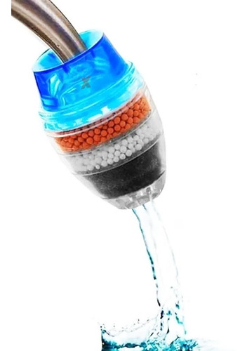 Imagen 7 de 10 de Filtro X3 Purificador Agua Pico Canilla Carb Activado Cocina