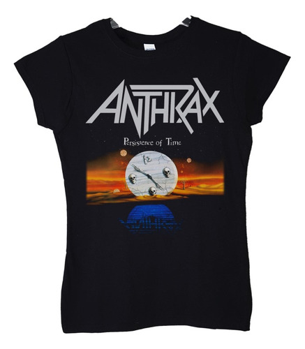 Polera Mujer Anthrax Persistence Of Time Metal Abominatron