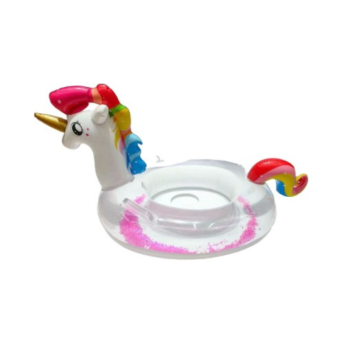 Flotador Inflable Infantil Redondo Unicornio 70cm