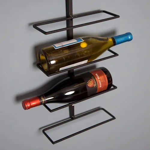 Montado En Pared Capacidad Rack - Botellero Para 9 Botellas