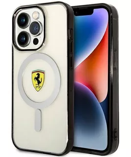 Funda Ferrari Translucent Magsafe Para iPhone 14 Pro Max