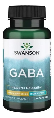 Gaba 100 Caps De 500mg Calidad - Unidad a $930