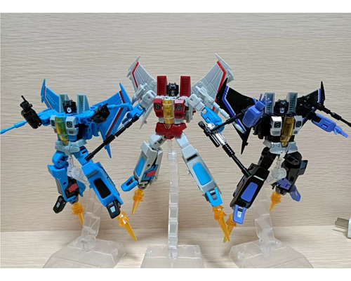 Transformador Starscream Equipo De Vuelo 3 Robots Aviones