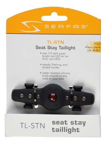 Serfas Tl-st Seat Stay Led Luz Trasera Para Bicicleta, Color