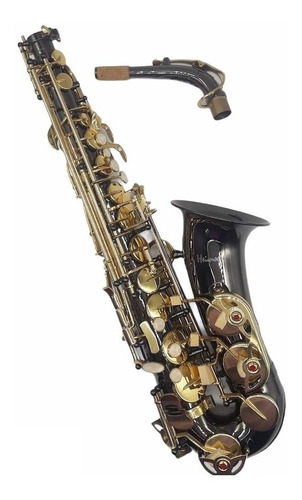 Saxo Alto Heimond 6430bn - Saxo Alto C/estuche Negro/dorado