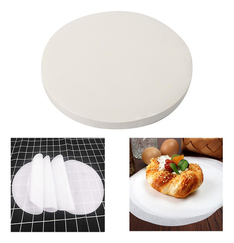 3 Rodajas De Papel Para Hamburguesas, 100 Piezas 25cm