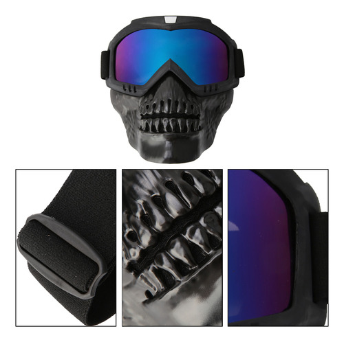 Gafas De Moto Desmontables Para Exteriores, Casco, Máscara D