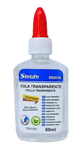 Cola Fría De 60 Ml Transparente Pegamento Líquido Escolar