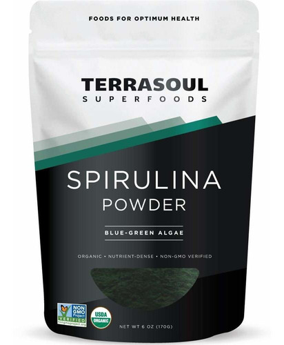 Espirulina Orgánica En Polvo Terrasoul Superfoods