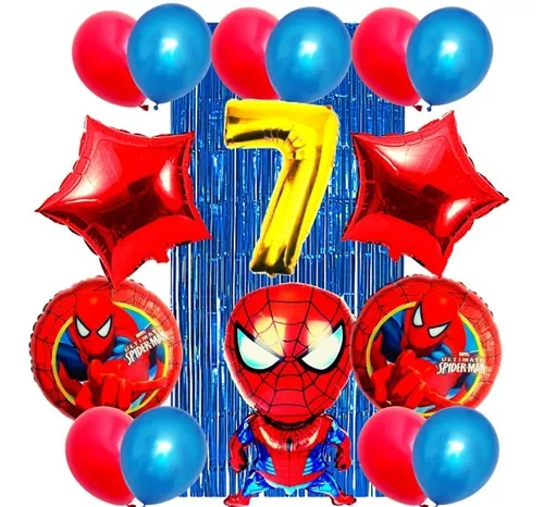  Kit De Decoracion De Cumpleanos De Spiderman