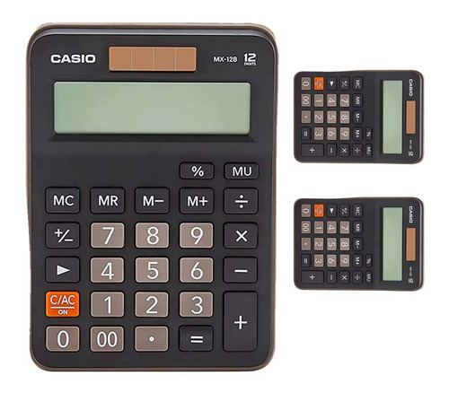 Imagen 3 de 7 de Calculadora Casio Mx-12b-bk Relojesymas